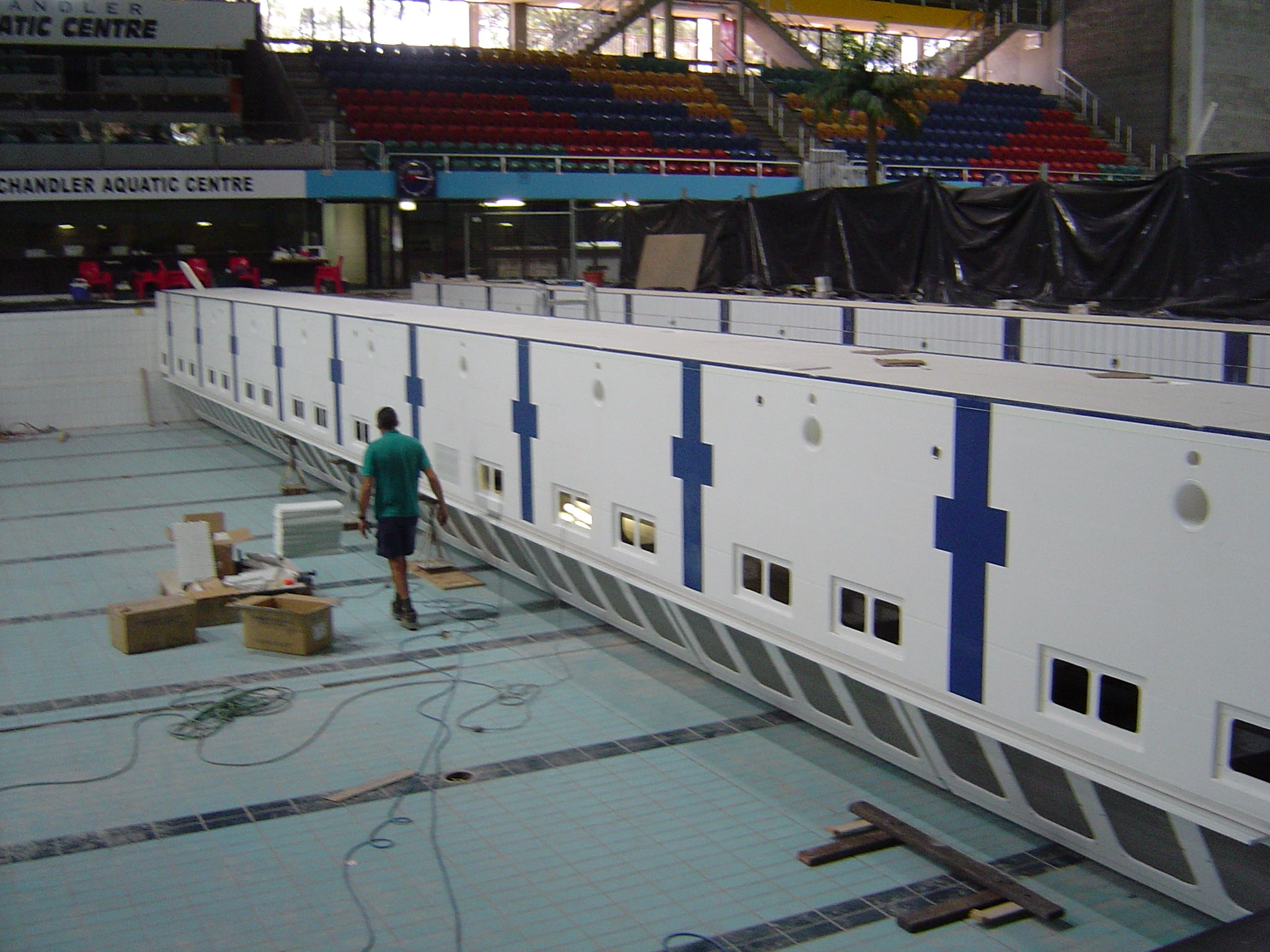 AWE043 Anti Wave Moveable FRP Bulkhead