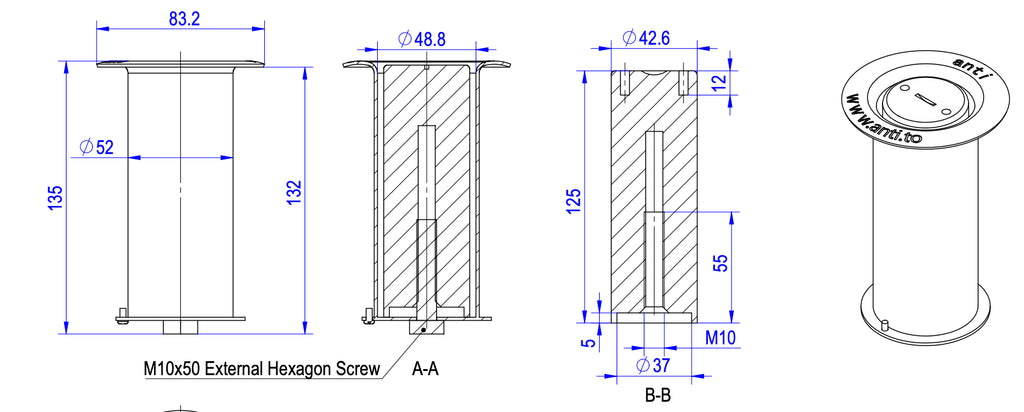 AWE032 BackStroke Flags & False Start Poles Set