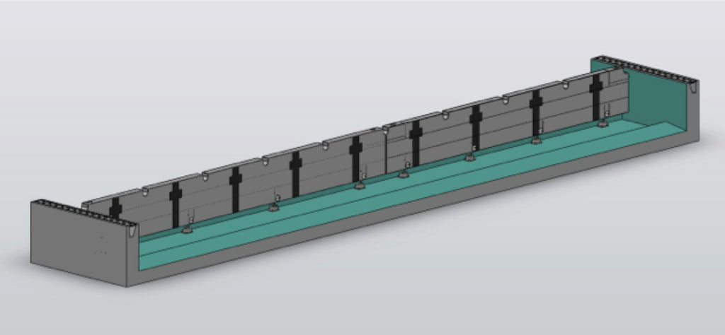 AWE044 Anti Wave SwimWall 2-part